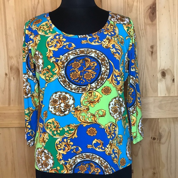 Linea by Louis Dell’ Olio neon print 2 piece dress - Picture 3 of 16